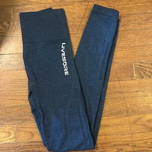 High-rise seamless leggings